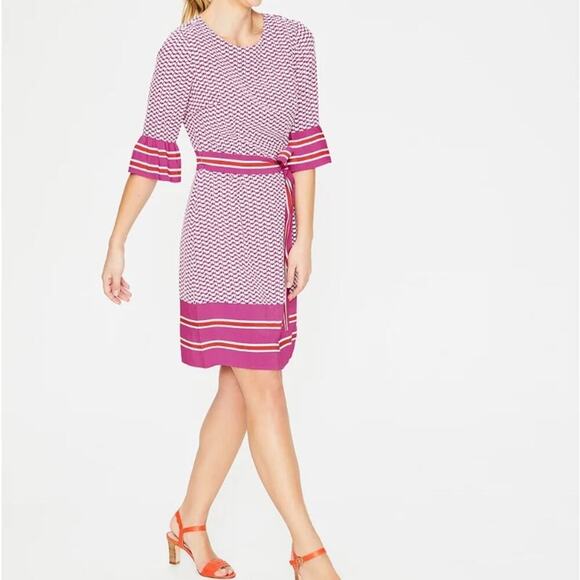 Boden Pink Andrea Dress - Picture 3 of 10